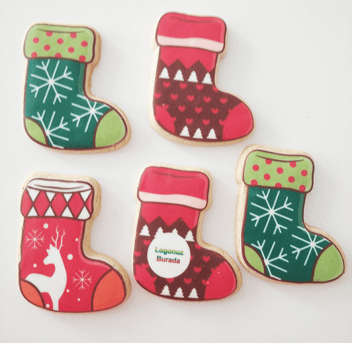 yeni yıl çorap kurabiyesi